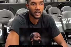 莫布里曾谈：哈登多年来都是顶级球员！我们都能从他身上学东西